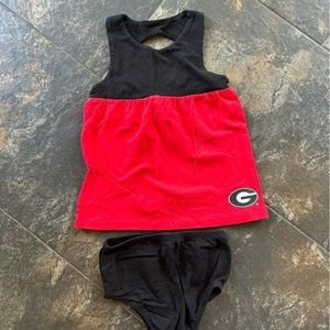 UGA baby 2 piece dress